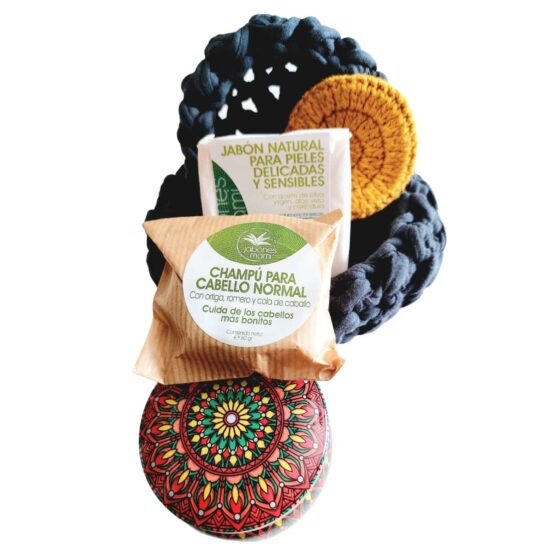 Cesta cosmética natural y artesanía