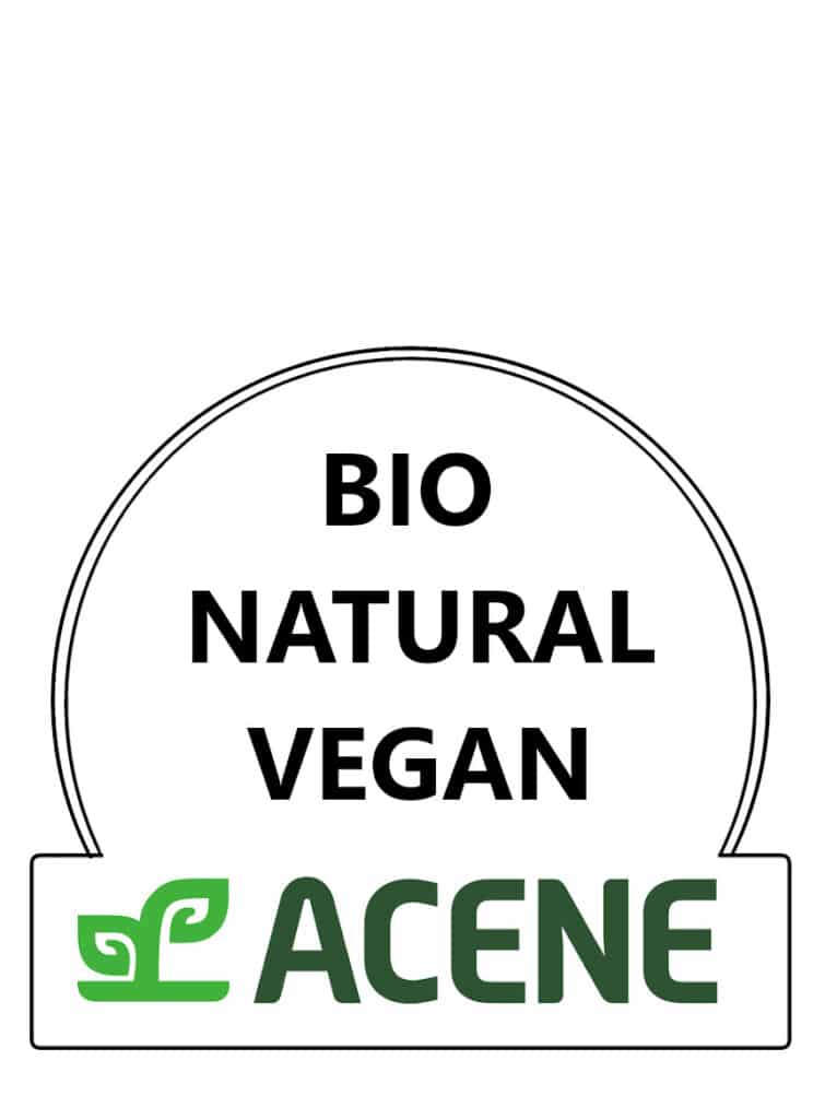 ACENE sello cosmética BIO/NATURAL/VEGAN