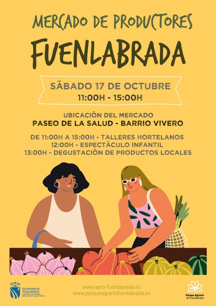 Mercado de productores de Fuenlabrada 17 de octubre 2026